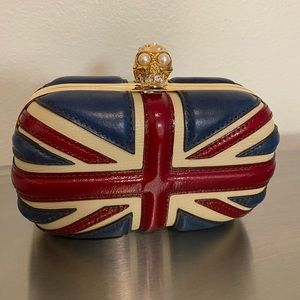 Alexander McQueen brittania box clutch